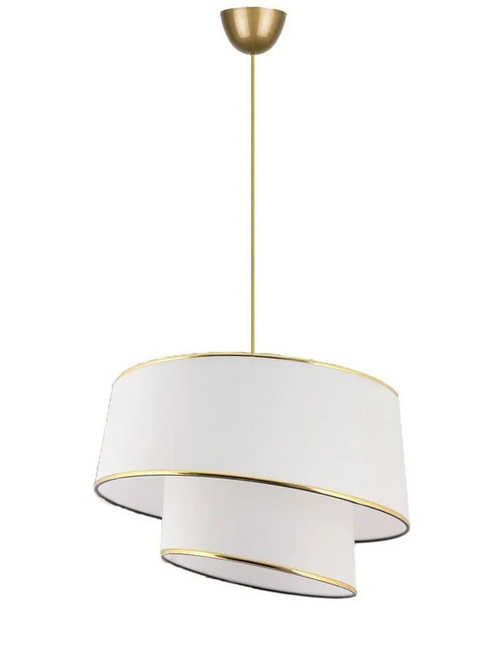 Opviq Kronleuchter Weiß-Gold Metall Körper E27 - Bild 2
