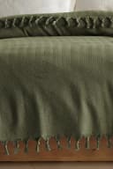 L'Essentiel Maison Doppelpikee-Decke 100% Recycelt Baumwolle Khaki Bild 1