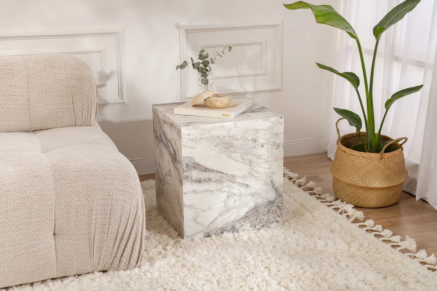 Skye Decor Couchtisch Boho Deko Moderner Würfelform
