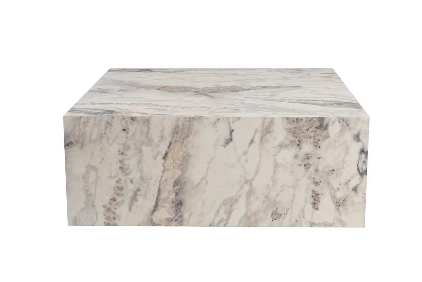 Skye Decor Couchtisch Adler Quadratisch MDF 90x90 cm Weiss - Bild 2