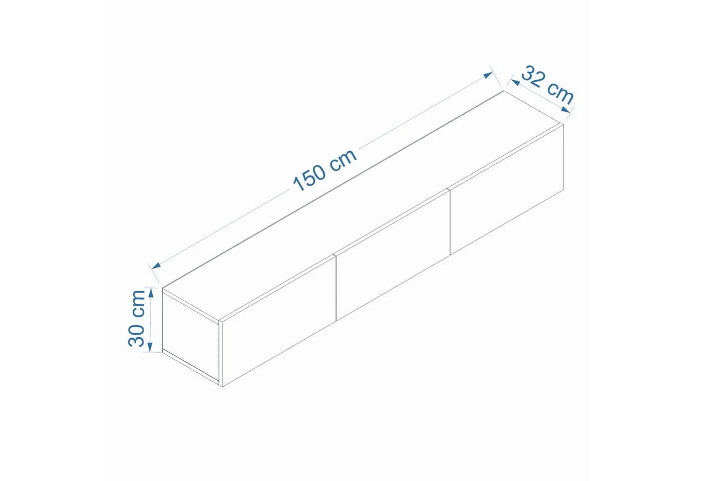 Skye Decor Lowboard Boho Deko, Breite 150 cm, Modern TV Unit - Bild 4