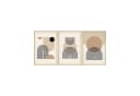 Wallity Leinwandbild 3-teilig MDF Massivholzrahmen 50x70cm Bild 2