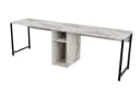 Skye Decor Arbeitstisch Partnerschreibtisch XL Industrie-Design Schwarz Bild 2