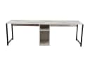 Skye Decor Arbeitstisch Partnerschreibtisch XL Industrie-Design Schwarz Bild 4
