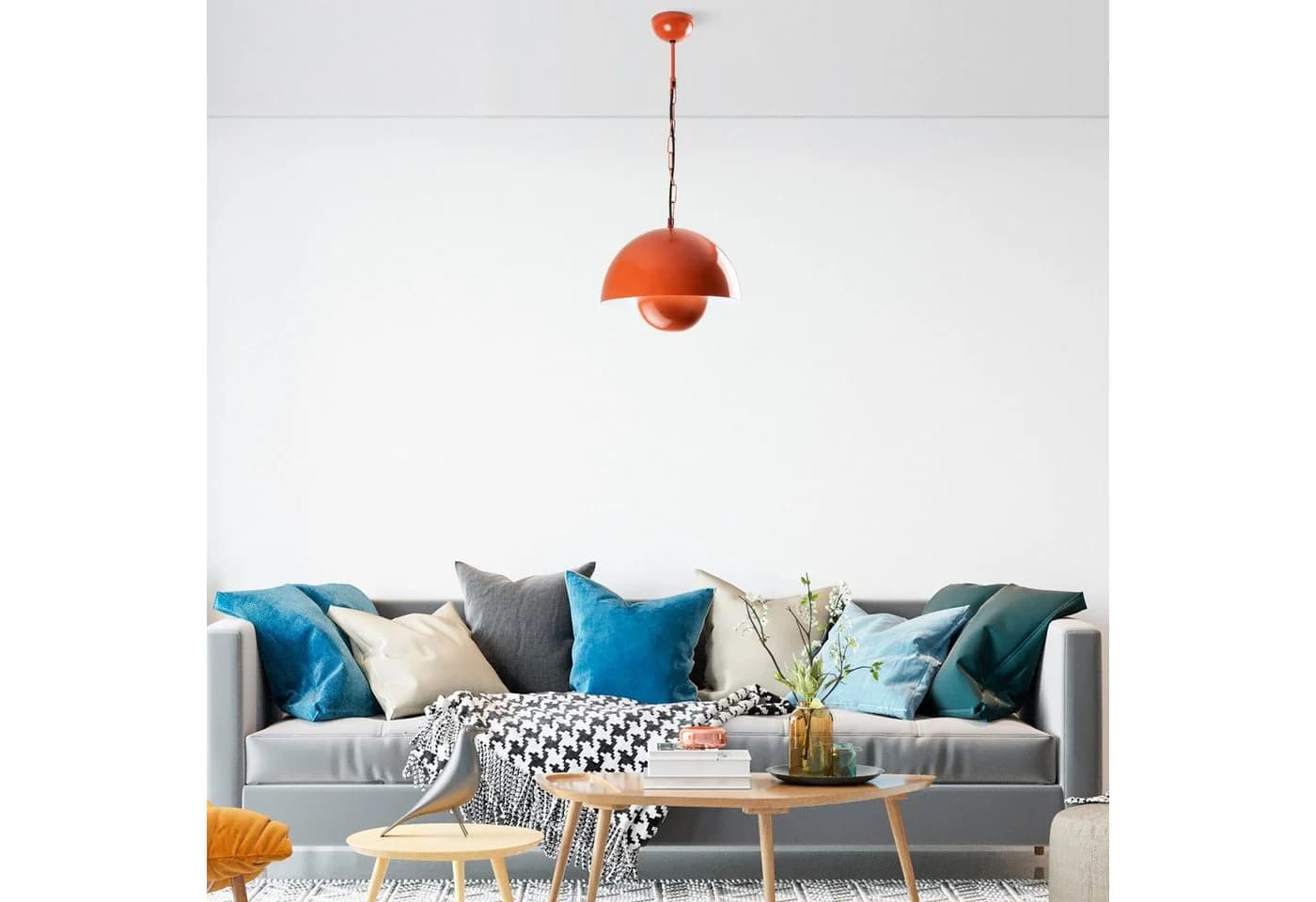 Opviq Kronleuchter METAL BODY Orange Modern - Bild 4