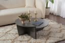 Skye Decor 2-teiliges Couchtisch-Set Modern Melaminbeschichtete Spanplatte Bild 3