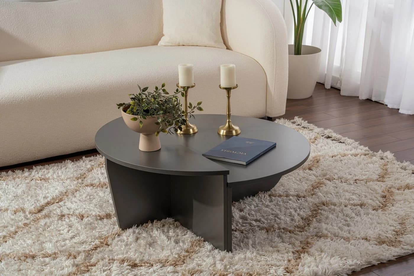Skye Decor 2-teiliges Couchtisch-Set Modern Melaminbeschichtete Spanplatte - Bild 3