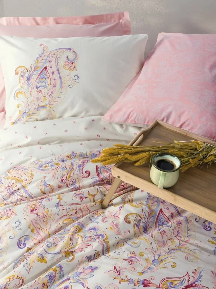 L'Essentiel Maison Bettdecken-Set Rosa 100% Baumwolle Ranforce