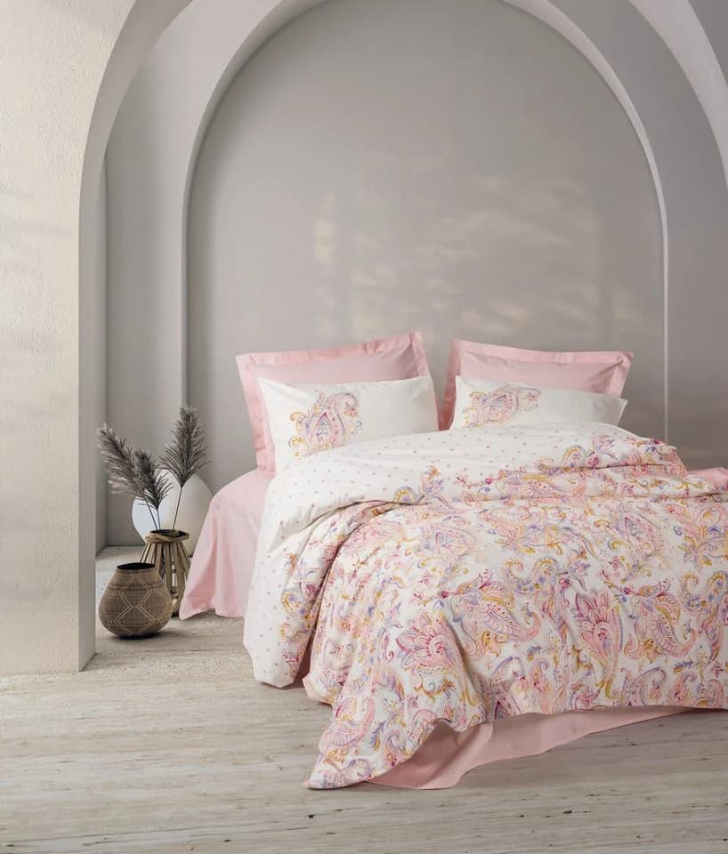 L'Essentiel Maison Bettdecken-Set Rosa 100% Baumwolle Ranforce - Bild 2