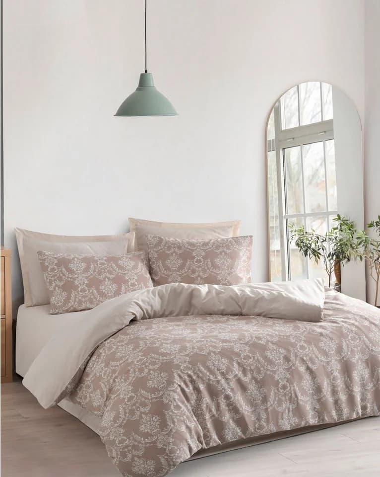 L'Essentiel Maison Bettdecken-Set Braun Baumwolle Polyester