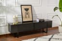 Skye Decor TV-Board 180 cm Modernes XXL Lowboard Schwarz/Weiß Bild 5