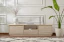 Skye Decor TV-Board Vanguard Griffloses Design Travertin Optik Bild 4