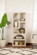 Skye Decor Bücherregal Boho Design Weiß/Beige Bild 1