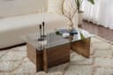 Skye Decor Couchtisch Glasplatte Braun Modern Bild 1