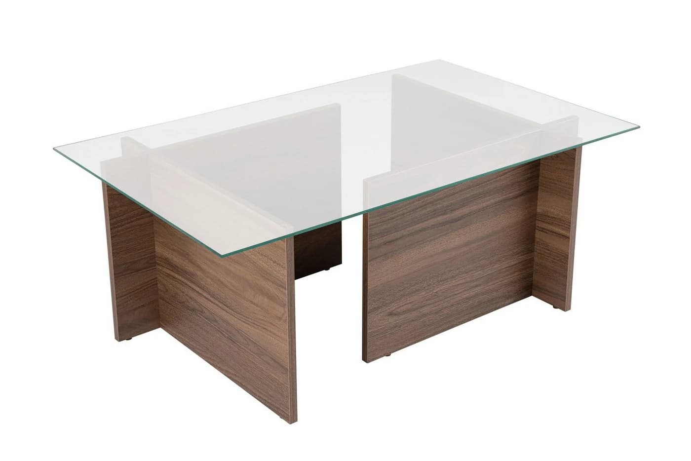 Skye Decor Couchtisch Glasplatte Braun Modern - Bild 2