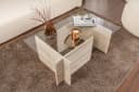Skye Decor Couchtisch Glastisch 105 cm Breite 8 Farben Bild 3