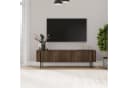 Skye Decor Lowboard Odessa Herman TV Unit Braun Metallfüße Bild 1