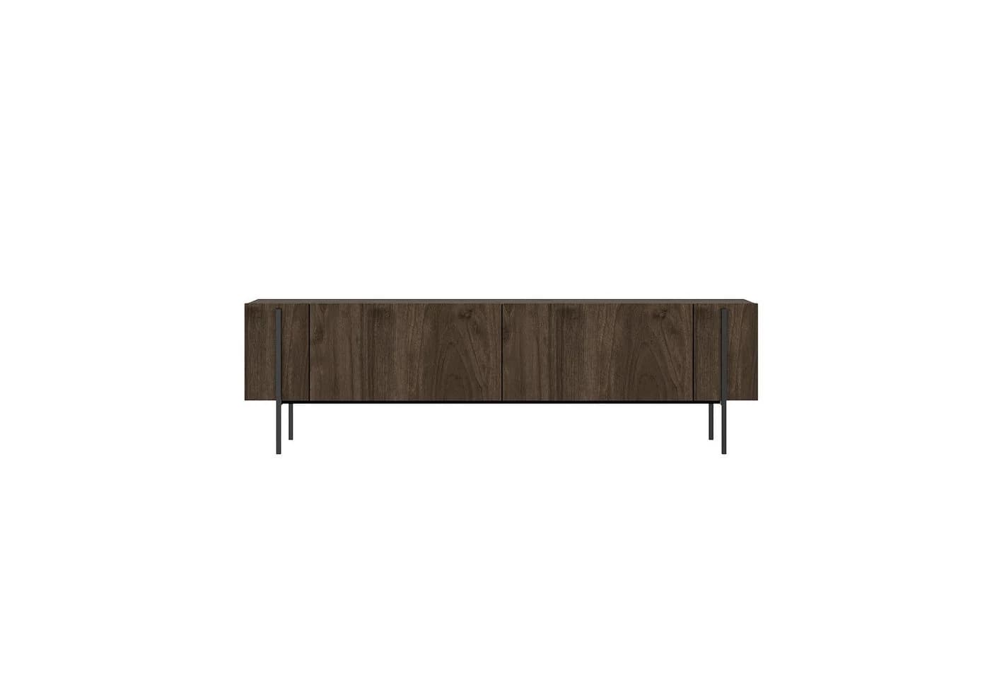 Skye Decor Lowboard Odessa Herman TV Unit Braun Metallfüße - Bild 2
