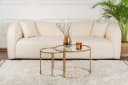 Skye Decor Couchtisch-Set 2-tlg. Glas Metall Modern Bild 3
