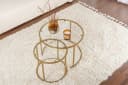 Skye Decor Couchtisch-Set 2-tlg. Glas Metall Modern Bild 5
