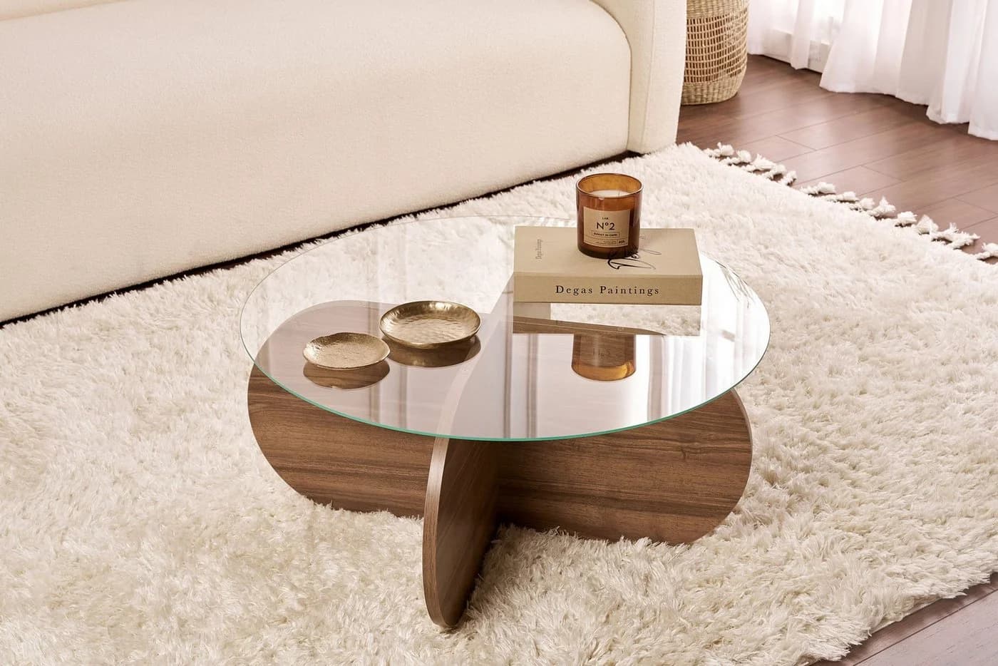 Skye Decor Couchtisch Aeris Gehärtetes Glas
