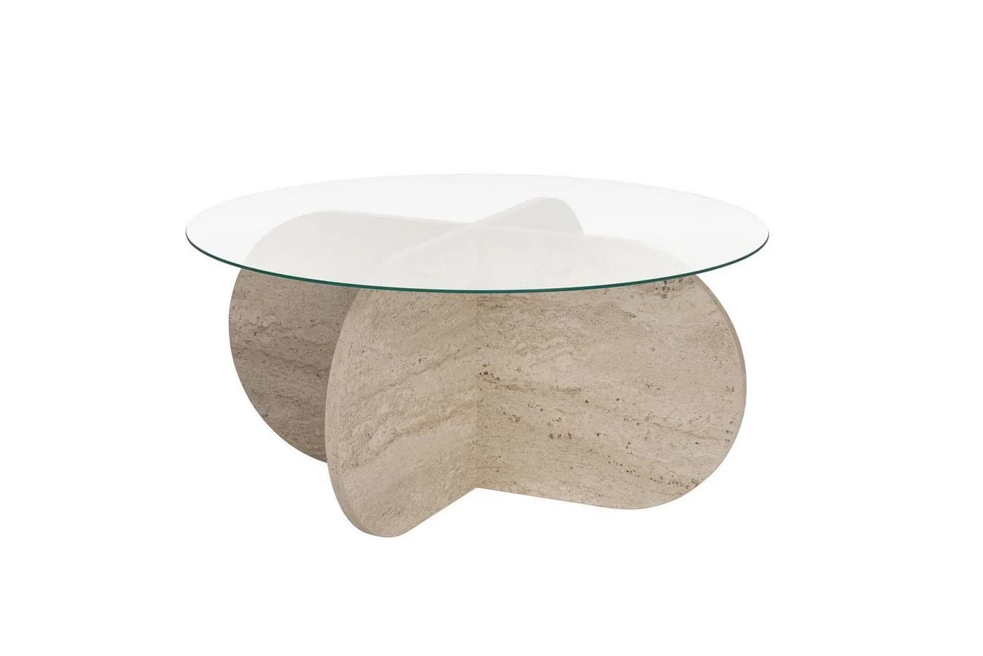 Skye Decor Couchtisch Aeris Modernes Design Gehärtete Glasplatte - Bild 2