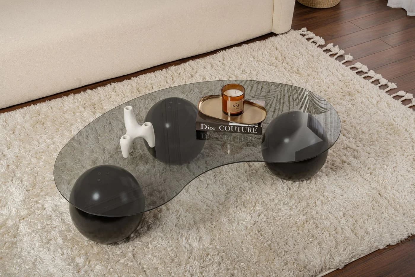 Skye Decor Couchtisch Sphere Organisch Geformte Tischplatte - Bild 4