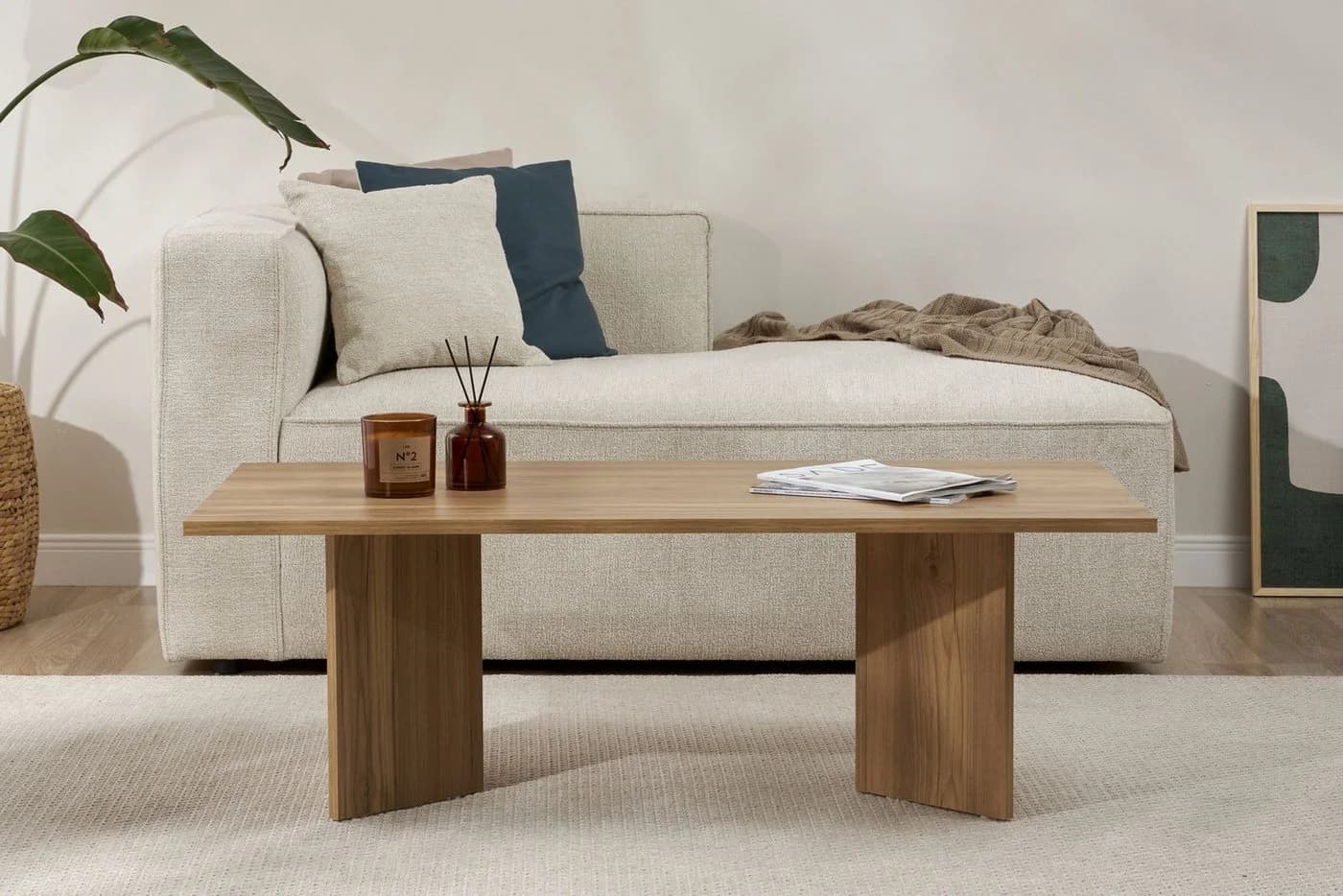 Skye Decor Couchtisch Sabin 100% Melaminbeschichtete Spanplatte - Bild 3