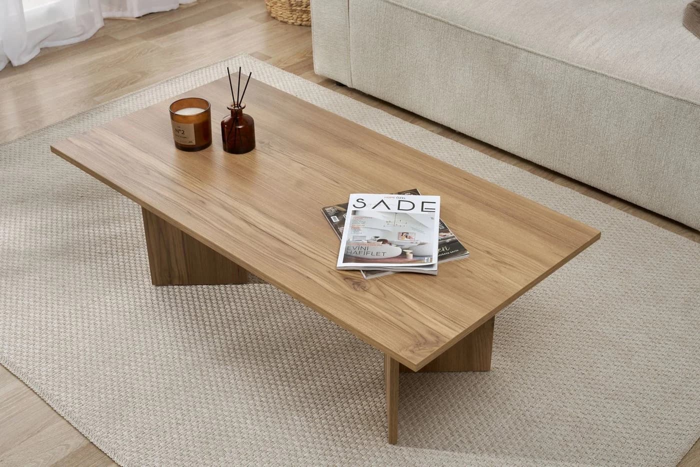 Skye Decor Couchtisch Sabin 100% Melaminbeschichtete Spanplatte - Bild 4