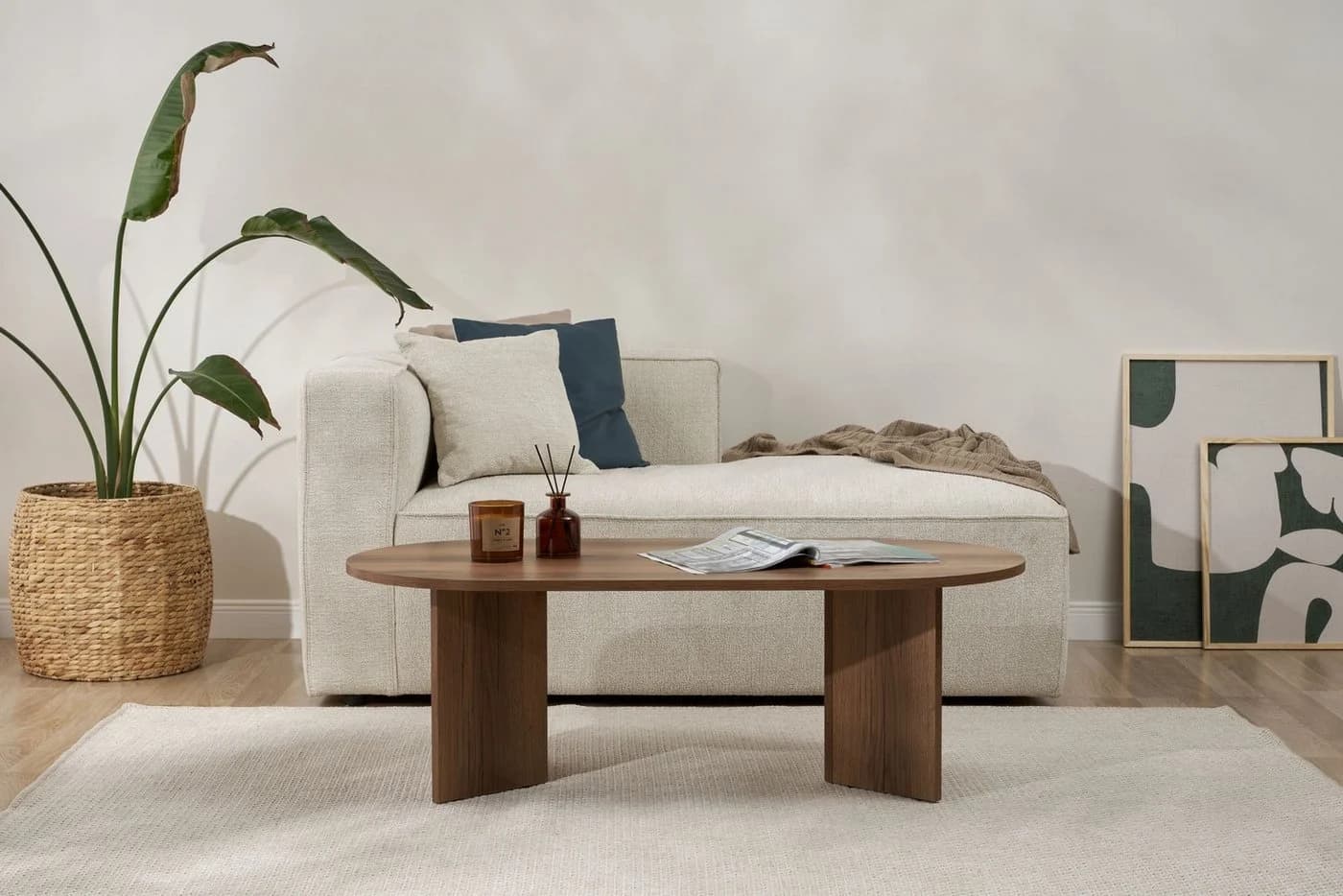 Skye Decor Couchtisch Sable Oval Moderner Wohnzimmertisch - Bild 3