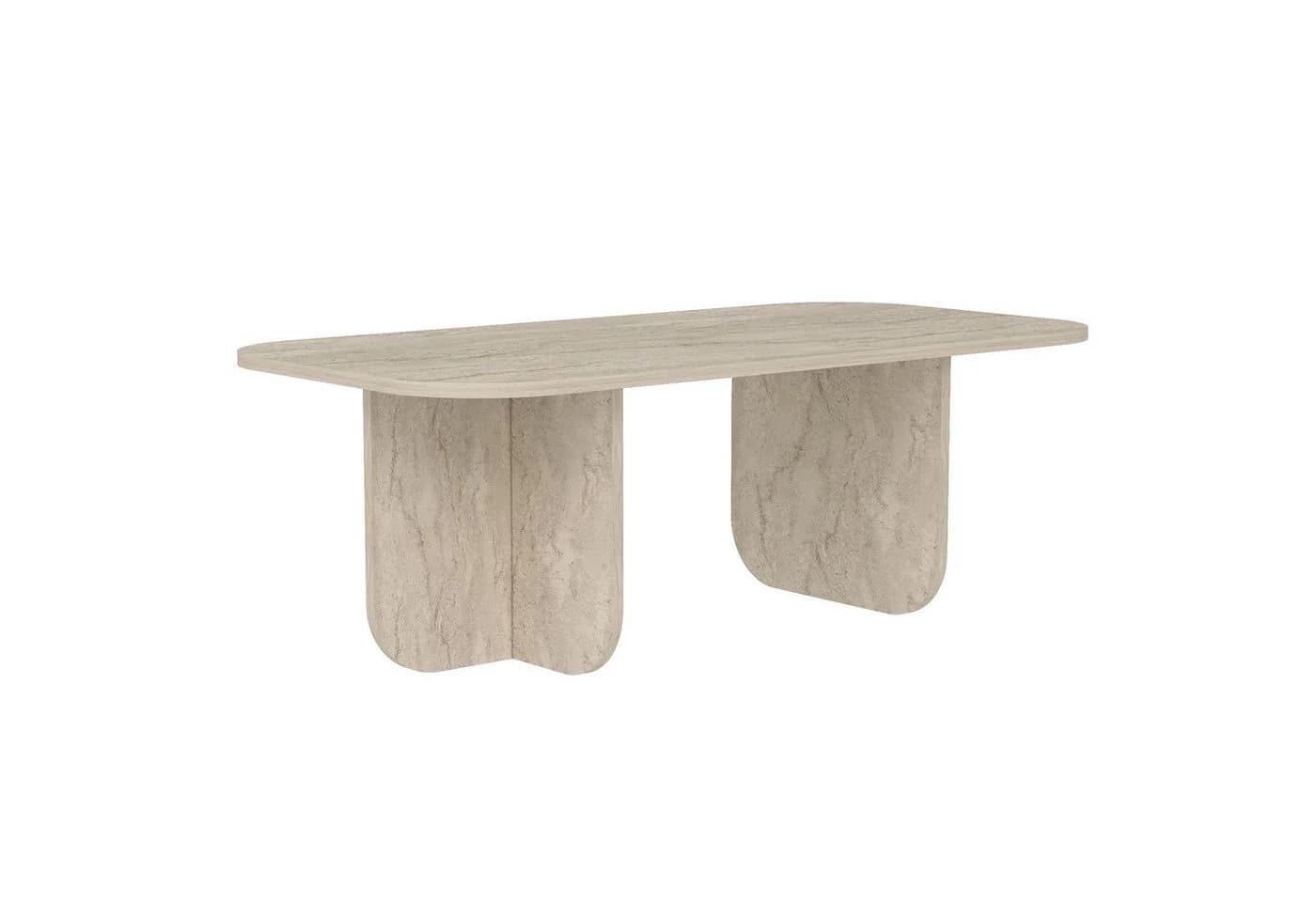 Skye Decor Couchtisch Becaj Sandstein & Saphir-Eiche - Bild 5