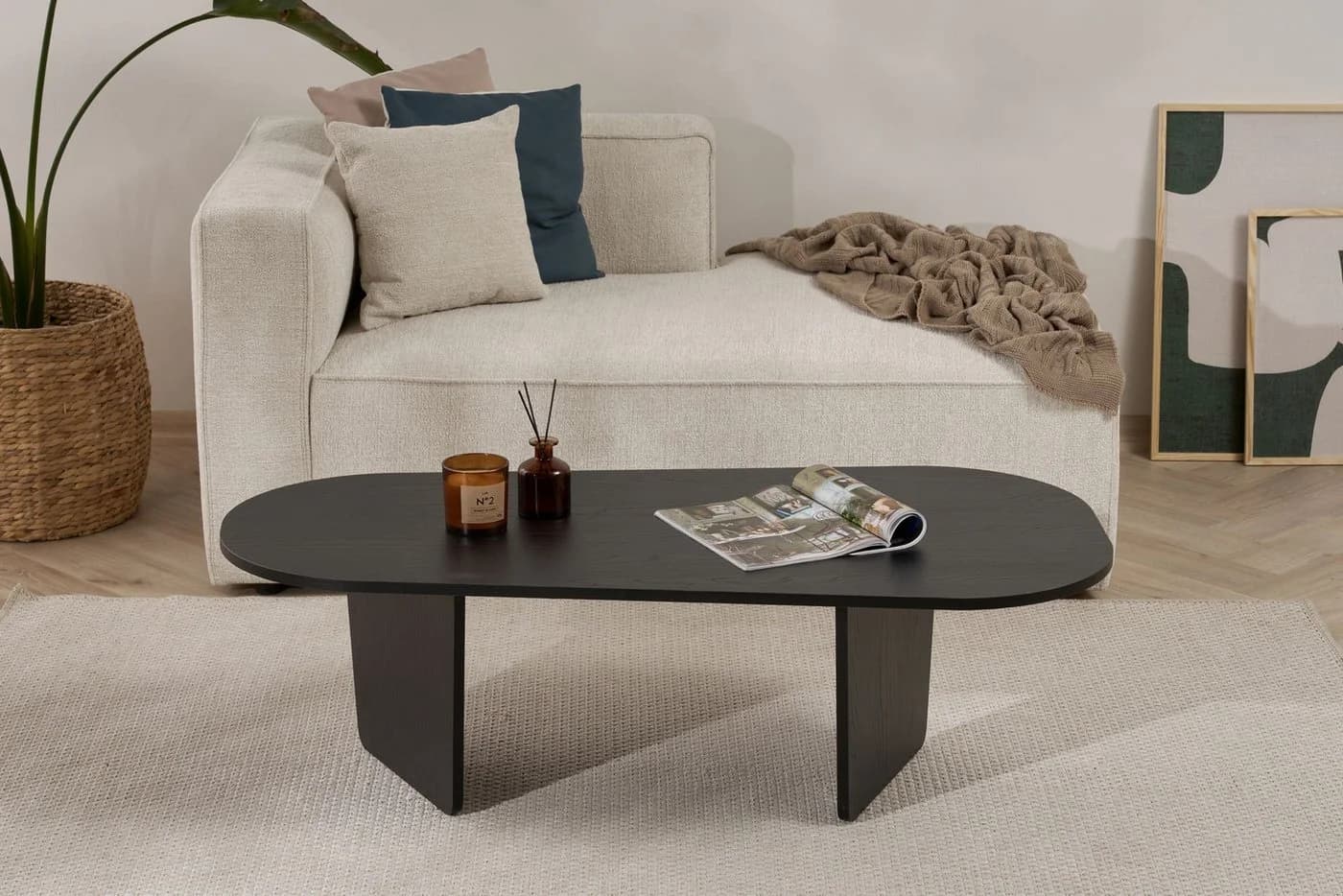 Skye Decor Couchtisch Ovalis Ovale Tischplatte