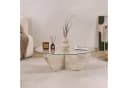 Skye Decor Couchtisch Liya Runde Glasplatte Modernes Design Bild 1