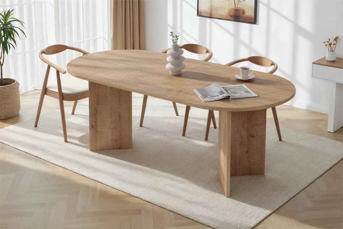 Skye Decor Esstisch Sabella Moderner 200x90 cm