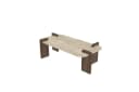 Skye Decor Couchtisch Siam Leapiri Rechteckig Travertin Walnuss Bild 2