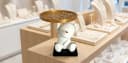 Conceptum Hypnose Schmuckständer Cutie Bear - 1 Schmuckstück Weiß Gold Bild 1