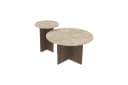 Skye Decor Couchtisch Set 2-tlg. Travertin Walnuss Boho Bild 2