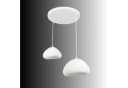 Opviq Kronleuchter Design Leuchte Weiß Fiberglas 1-, 2- oder 3-flammig Bild 2
