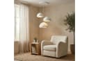 Opviq Kronleuchter Design Leuchte Weiß Fiberglas 1-3 flammig Bild 5