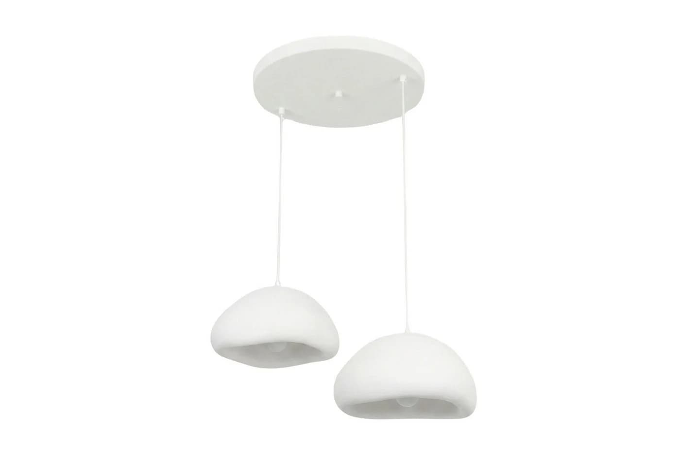 Opviq Pendelleuchte Loval höhenverstellbar Fiberglas-Schirme E27