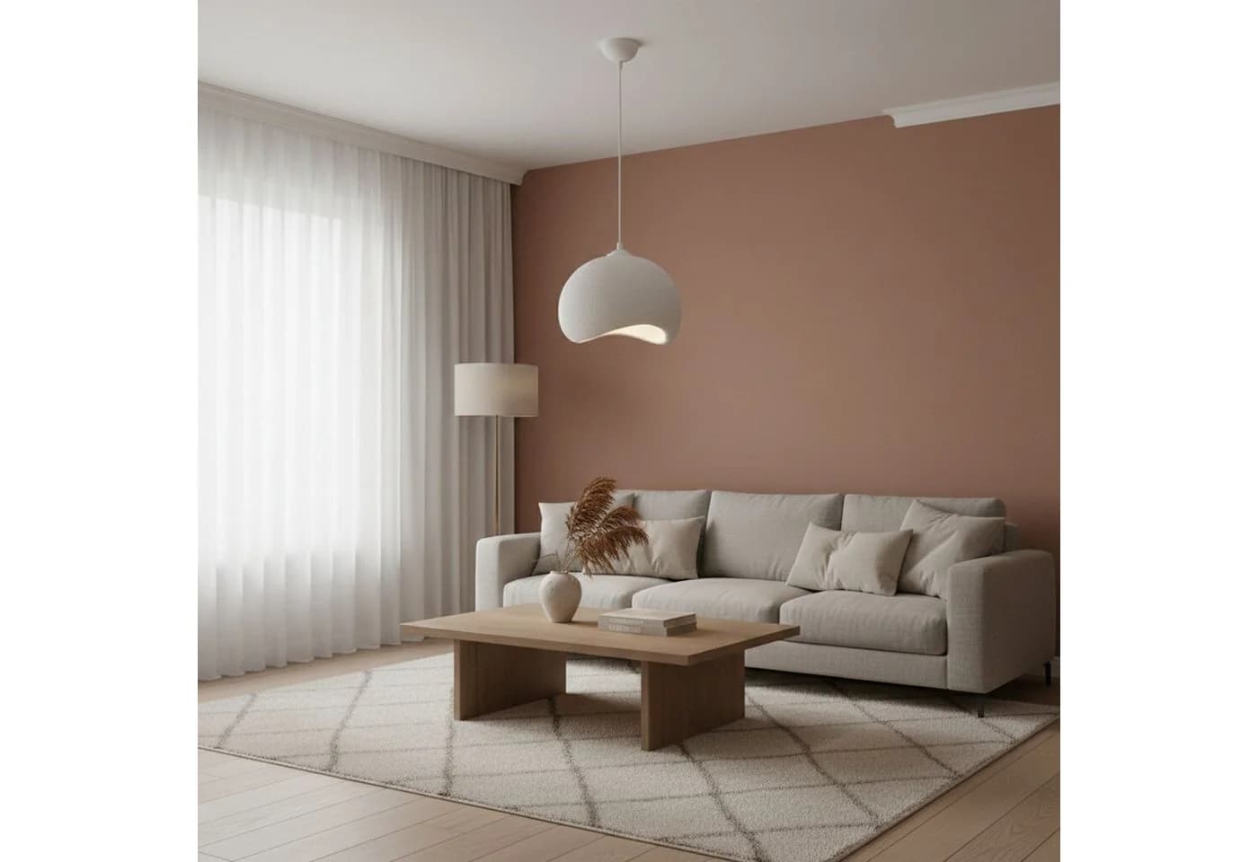 Opviq Pendelleuchte >>Boho Weiß Höhenverstellbar - Bild 5