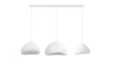 Opviq Kronleuchter Pendelleuchte Fiberglas-Schirme 2-flammig oder 3-flammig wählbar, Verstellbare Höhe, ohne Leuchtmittel, Abhängig vom Leuchtmittel, Fiberglas-Schirme, Modernes Design Bild 1