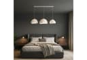 Opviq Kronleuchter Pendelleuchte Fiberglas-Schirme 2-flammig oder 3-flammig wählbar, Verstellbare Höhe, ohne Leuchtmittel, Abhängig vom Leuchtmittel, Fiberglas-Schirme, Modernes Design Bild 4