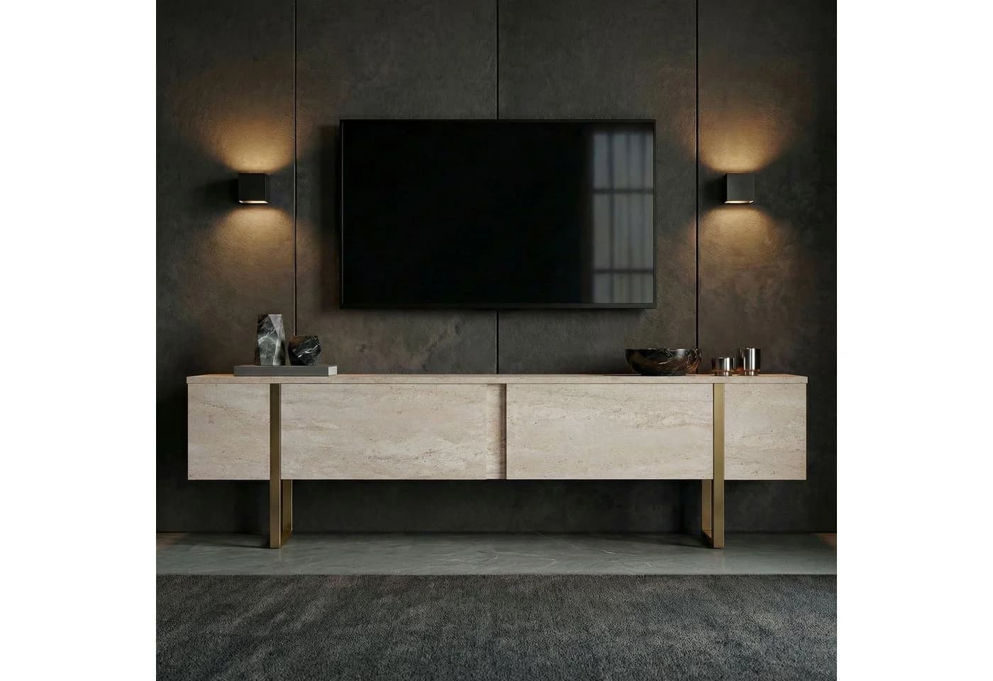 Skye Decor TV-Board Boho Design 180 cm Modernes Wohnzimmertv-Möbel - Bild 3