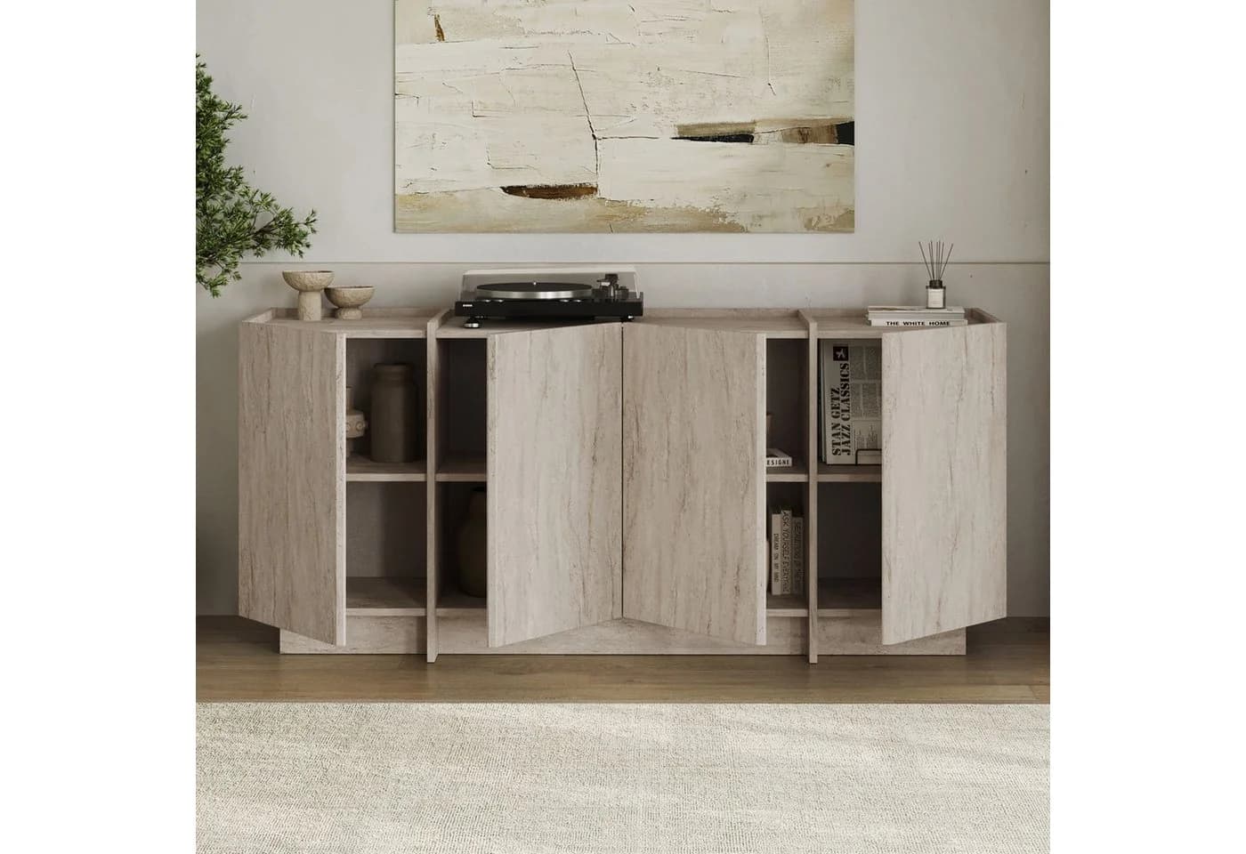 Skye Decor Konsolentisch Dorma Boho Beige Melaminbeschichtet - Bild 4