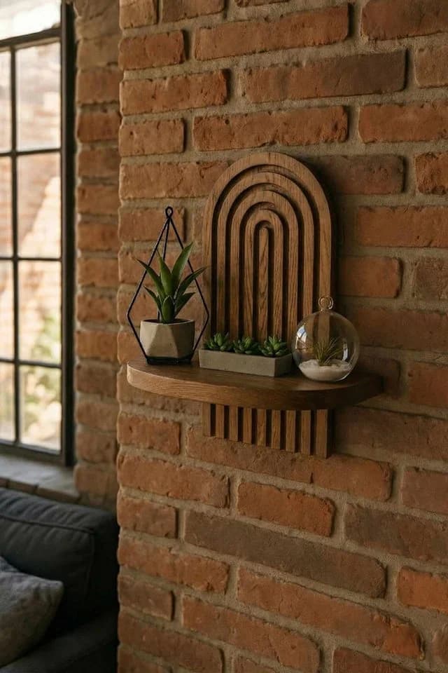 Skye Decor Deko-Wandregal Boho - Geometrisches Design