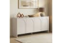 Skye Decor Konsolentisch Arlen 4-türig mit Bogenfront Creme Bild 1