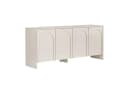 Skye Decor Konsolentisch Arlen 4-türig mit Bogenfront Creme Bild 2