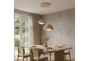 Opviq Kronleuchter Beige Metall Fiberglas E27 Bild 1