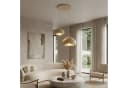 Opviq Kronleuchter Beige Metall Fiberglas E27 Bild 3